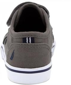 img 2 attached to Nautica Kids Calloway Sneakers - Adjustable 👟 Bungee Straps Casual Shoes with Strap (Toddler/Little Kid)