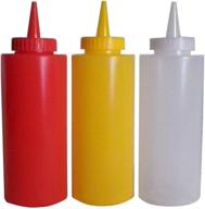 🧴 convenient and versatile: assorted set of 12 dispensers squeeze bottles logo