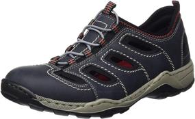 img 4 attached to Rieker Herren Flat Blau Gr 40 Men's Shoes