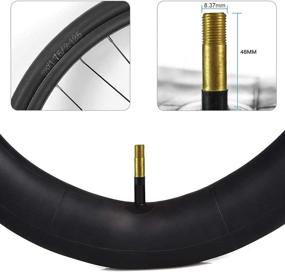 img 3 attached to 🚲 High-Quality Vitog Bike Tube 26 x 1.95 Standard (32mm) with Tire Levers & Patches - Perfectly Fits 26 Inch Bicycles (1.75-2.125)