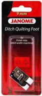 🧵 enhance quilting precision with janome ditch quilting foot for 9mm machines logo