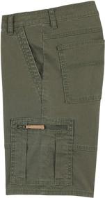 img 1 attached to 🩳 Olive Wrangler Straight Cargo Shorts for Boys' Clothing