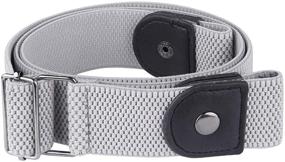 img 4 attached to Sportmusies Elastic Buckle Stretch Adjustable Men's Accessories for Belts