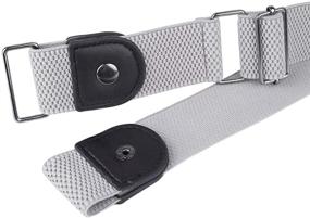 img 2 attached to Sportmusies Elastic Buckle Stretch Adjustable Men's Accessories for Belts