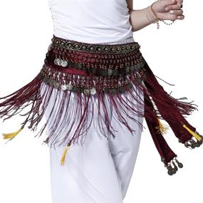 img 4 attached to Pilot Trade Womens National Tassel Scarfs Women's Accessories for Belts