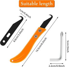 img 3 attached to 🏌️ 13-Piece Golf Club Hook Blade DIY Knife Set - Golf Grip Remover & Installation Tool