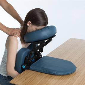 img 2 attached to EARTHLITE Massage Kit Travelmate - Portable Face Down Tabletop Massage System for Vitrectomy Recovery & On-The-Go Massage