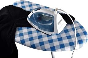img 1 attached to Compact and Portable Collapsible Tabletop Ironing Board - Ideal for Dorms, Apartments, and Travel!