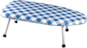 img 4 attached to Compact and Portable Collapsible Tabletop Ironing Board - Ideal for Dorms, Apartments, and Travel!