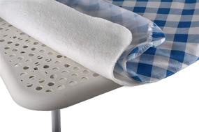 img 2 attached to Compact and Portable Collapsible Tabletop Ironing Board - Ideal for Dorms, Apartments, and Travel!