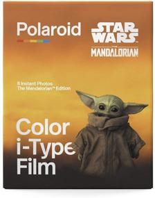 img 1 attached to 📸 The Ultimate Mandalorian-Inspired Camera Bundle: Polaroid Now-Mandalorian I-Type Instant Camera with Polaroid Color Film, Album, and Cloth