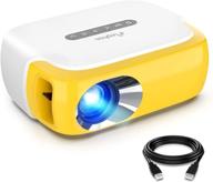 🎥 ultimate portable entertainment: elephas mini led projector - full color video for cartoon, tv movie, kids gift, party game | home theater with hdmi usb tv av interfaces and remote control logo