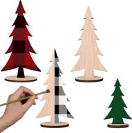 christmas tabletop ornaments flocked holiday logo