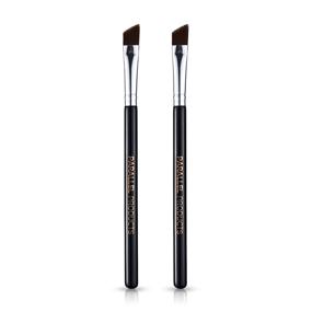 img 1 attached to 💆 Parallel Products - The BROW Brush - (2 Pack) - High-Quality Angled Eyebrow Brush for Powder, Cream, Gel, and Wax