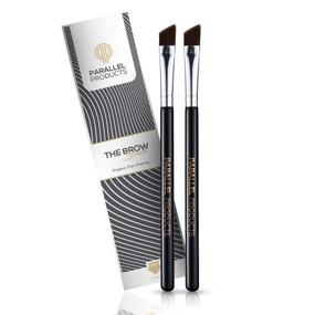 img 4 attached to 💆 Parallel Products - The BROW Brush - (2 Pack) - High-Quality Angled Eyebrow Brush for Powder, Cream, Gel, and Wax