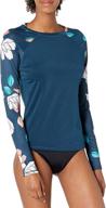 👙 kanu surf women's long sleeve rashguard - women's swimsuit & cover ups apparel logo