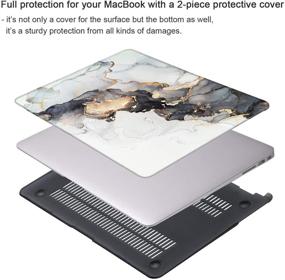 img 2 attached to 💪 Durable Plastic Keyboard for MacBook: iCasso Ensures Quality and Reliability