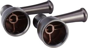 img 2 attached to 🚰 Dura Faucet DF-RKL RV Hot/Cold Bell Style Replacement Handles in Venetian Bronze - Upgrade Your Faucet!