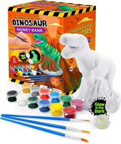 img 4 attached to Creative Fun for Toddlers: Exploring with Original Stationery Dinosaur Toddler Painting