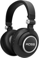 🎧 koss bt540i full size bluetooth headphones, black/silver trim logo