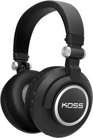 img 4 attached to 🎧 Koss BT540i Full Size Bluetooth Headphones, Black/Silver Trim