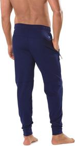 img 1 attached to Speedo Mens Jogger Pants Relaxed Sports & Fitness