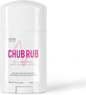 zone naturals anti-chafing stick - 1.5 ounce - all natural chub rub solution logo