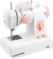 🧵 exceart sewing machine - electric multifunctional double speed with double thread, reverse & led light (us plug) - compact size: 23 x 12 x 21cm logo