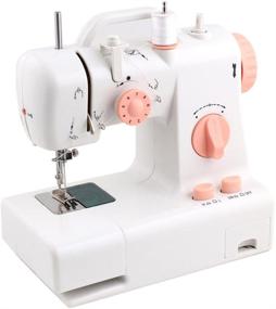 img 4 attached to 🧵 Exceart Sewing Machine - Electric Multifunctional Double Speed with Double Thread, Reverse & LED Light (US Plug) - Compact Size: 23 x 12 x 21cm