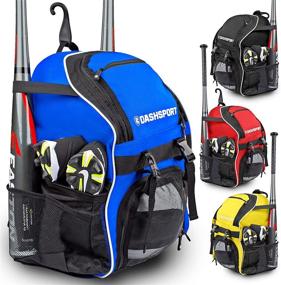 img 4 attached to SEO-Optimized DashSport Baseball Softball Equipment Backpacks