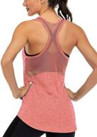 👚 stylish and functional: ictive sleeveless yoga tank tops for women with mesh racerback for optimal workout performance logo