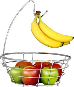 img 1 attached to 🍌 Organize and Showcase Your Bananas with the Stylish DecoBros Banana Hanger in Chrome Finish