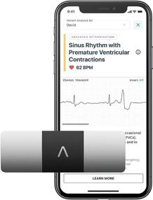 img 4 attached to 🫀 Stay Heart-Healthy at Home with AliveCor KardiaMobile 6L Personal EKG Device: Detect AFib and PVCs, 6 Arrhythmia Detections, Get KardiaCare for 1 Year!