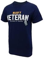 navy veteran defender tee xl logo