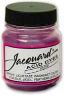 concentrated powder jacquard acid dye - pink 601/2, 1/2 oz jar, for protein fibers like wool and silk logo