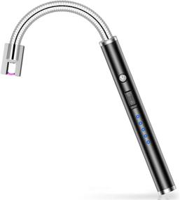 img 4 attached to 🔥 VICHYIE Electric Lighter with 360° Flexible Neck, LED Indicator, Rechargeable Battery - Ideal for Candle, Camping, Cooking, BBQs, Fireworks