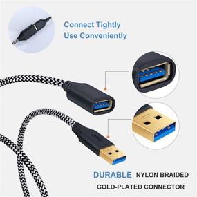 img 3 attached to 🔌 Industrial Electrical USB Extension Cable for Enhanced Wiring and Connectivity