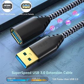 img 2 attached to 🔌 Industrial Electrical USB Extension Cable for Enhanced Wiring and Connectivity