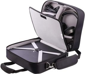 img 4 attached to 🎮 Ultimate Xbox Carrying Case: Large Capacity Travel Case for Xbox 360/One/X/S, with Padded Shoulder Strap – Fits All Xbox Models!