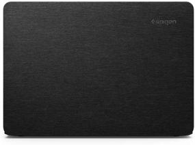 img 4 attached to 🖥️ Spigen Thin Fit MacBook Pro 13 inch Case A2338 M1 / A2251 / A2289 (2020) - Black