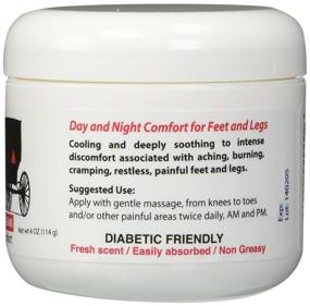 img 2 attached to 👣 Smith's Amish Foot Cream: Herbal Solution for Relieving Intense Foot and Leg Discomfort, Burning, Cramping, and Restlessness Sensations