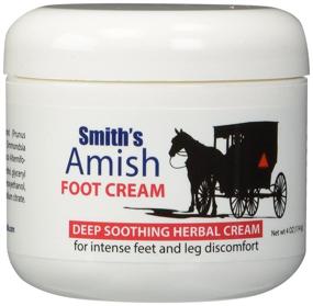 img 3 attached to 👣 Smith's Amish Foot Cream: Herbal Solution for Relieving Intense Foot and Leg Discomfort, Burning, Cramping, and Restlessness Sensations