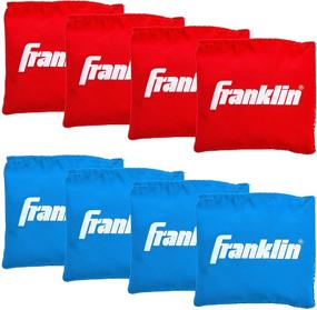 img 4 attached to 🎒 Franklin Sports Replacement Bean Bags for Cornhole - 8 High-Quality 3.5 inch x 3.5 inch Bean Bags included!