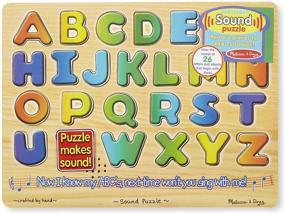img 3 attached to 🔤 Melissa & Doug Alphabet Sound Puzzle: Enhance Vocabulary Skills