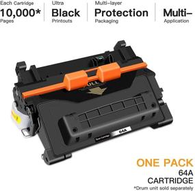 img 3 attached to E-Z Ink (TM) Compatible Toner Cartridge Replacement for HP 64A CC364A 64X CC364X - Laserjet P4014N P4014DN P4015N P4015X P4015DN P4515N P4515X Printer - Black, 1 Pack