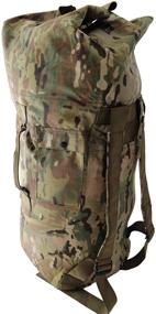 img 2 attached to Ultimate Military Army Style Double Strap Duffel Bag: Heavy Duty and Reliable