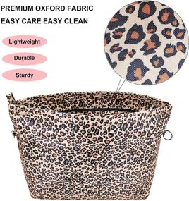 img 3 attached to Timewall Handbag Organizer Compartments Leopard Print