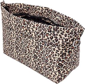 img 4 attached to Timewall Handbag Organizer Compartments Leopard Print