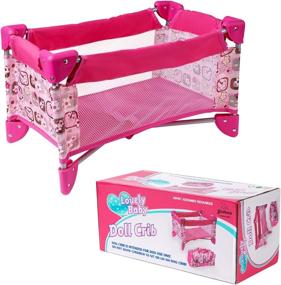 img 4 attached to 👶 Yesteria Doll Crib Pack Playset