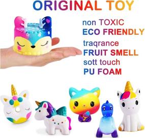 img 3 attached to ZYZZYZY Unicorn Squishies – Super Soft Squishy Toys, Ideal for Stress Relief and Play